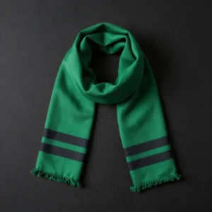 Emerald Stripe Football Scarf